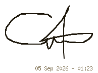 Signature of Dr. NTAIMA CLAUDE KEBUH