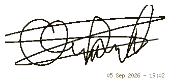 Signature of BAIJONG NEHEMIAH KONTUM