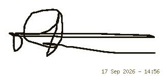 Signature of NDI ALEXANDER FAPUOH