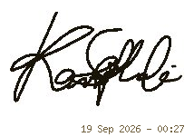 Signature of NGWAYU SETH KEFEYIN