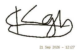 Signature of GWAGSI epse NGWAYU CONSTANCE KEGHA