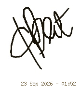 Signature of WIRBA BERTRAND MAIMO